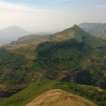 Scenic view of Kalsubai Harishchandragad mountain range in Sahyadri, Maharashtra